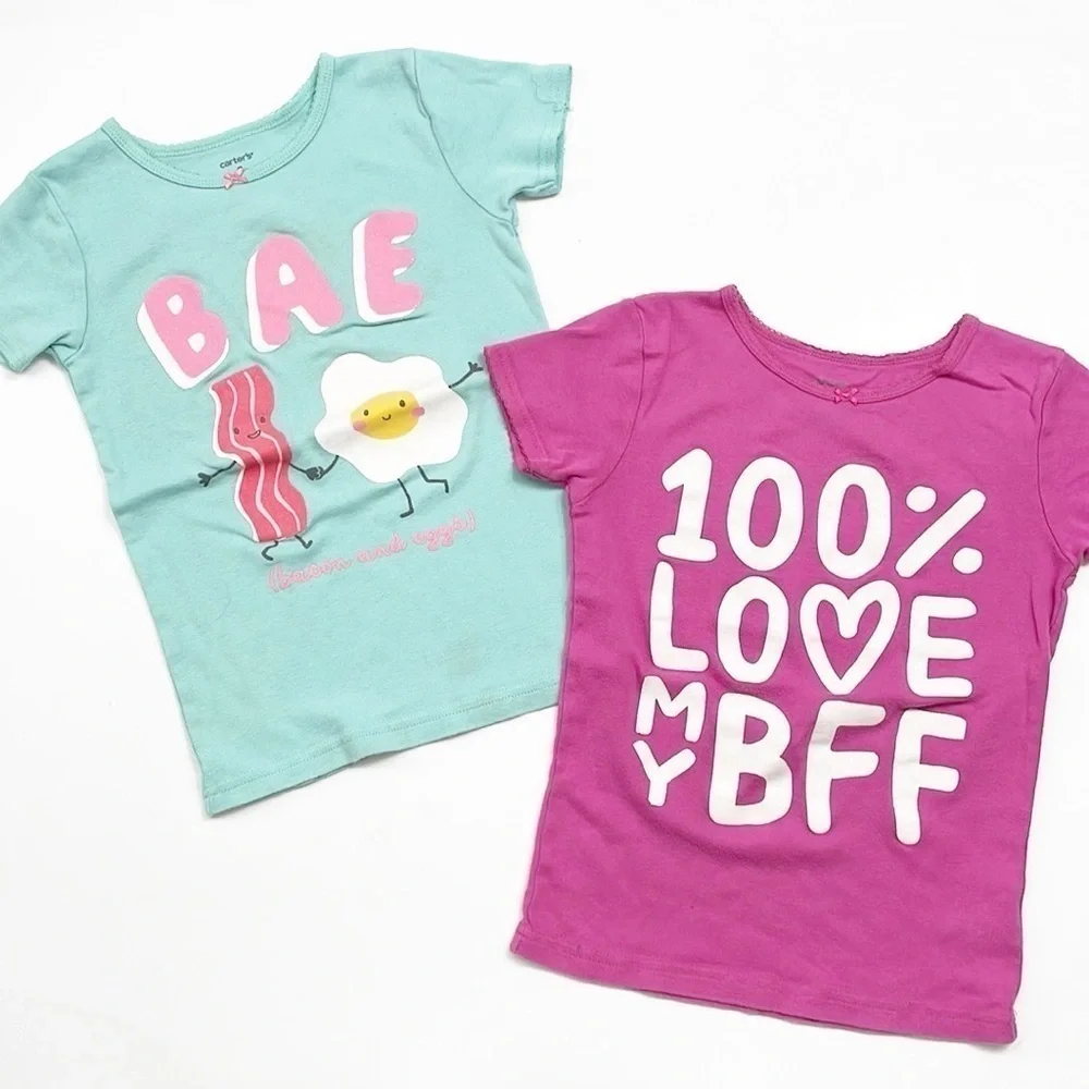 Carter's girls pajama tops